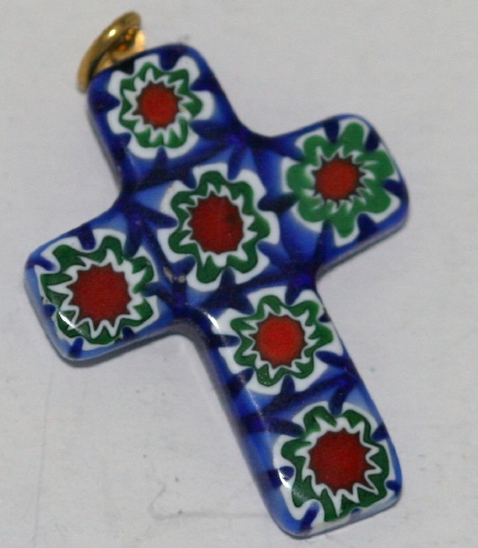 Murano Cross ( 1 x 0.75 in ) # 15 - Click Image to Close